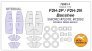 1/72 McDonnell F2H-2 Banshee Double-sided and wheels masks