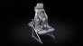 Metal Pilot Seats Sikorsky UH-60 SH-60 MH-60 1/32 image 7