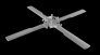 Rotor de queue m�tal 1/32 Sikorsky MH-60, UH-60, HH-60 image 1