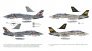 1/72 Grumman F-14D Tomcat VF-2 Bounty Hunters Fighter Aircraft image 2