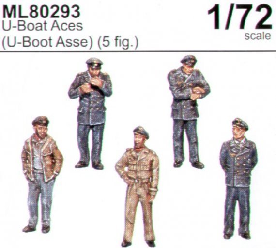 1/72 U-boat aces x 5