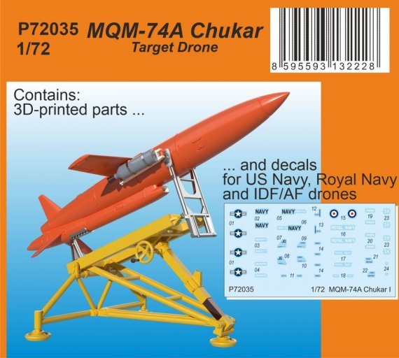 1/72 MQM-74A Chukar Target Drone