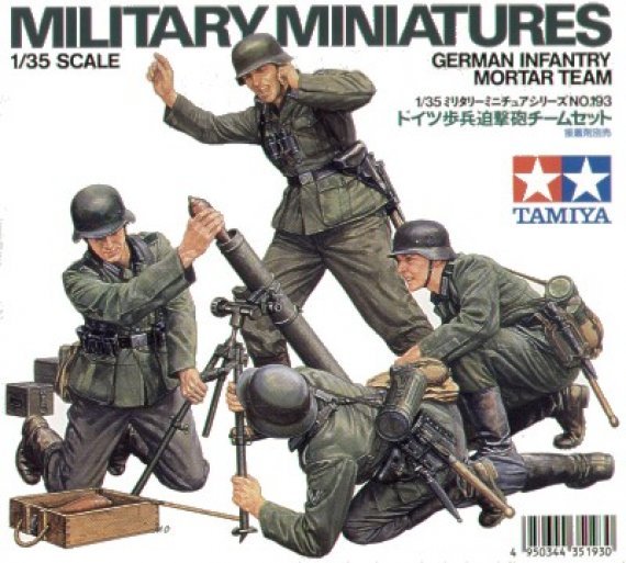 Tamiya Figurines �quipe de Mortier Allemande 1/35