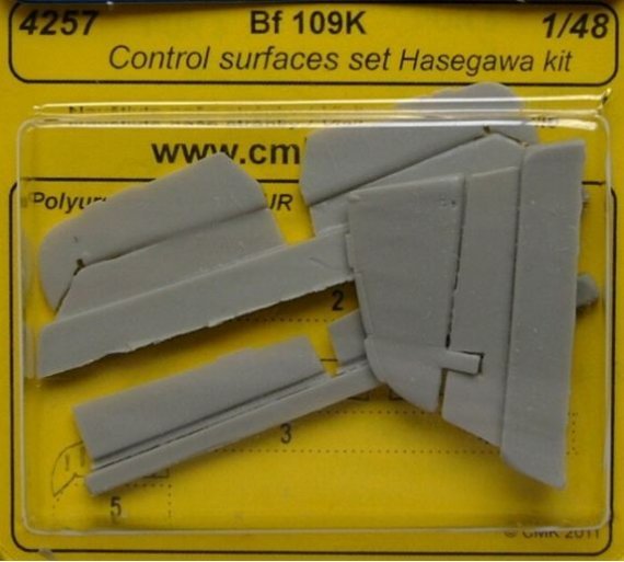 1/48 Bf 109K Control surfaces set (HAS)