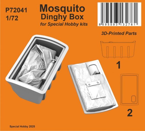 1/72 Mosquito Dinghy Box for Special Hobby