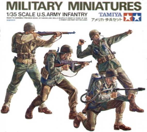 Tamiya Figurines Infanterie US Arm�e WWII 1/35