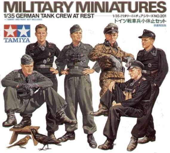 Tamiya German WWII Tank Crew Figures 1/35