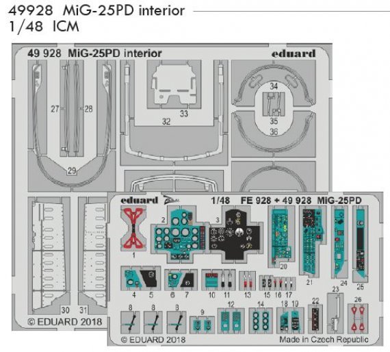 SET MiG-25PD interior