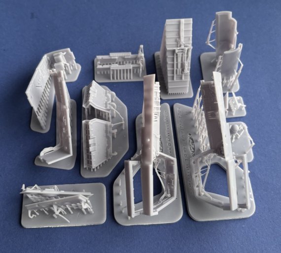 1/48 Grumman F-14B/D Wheel Wells for Tamiya