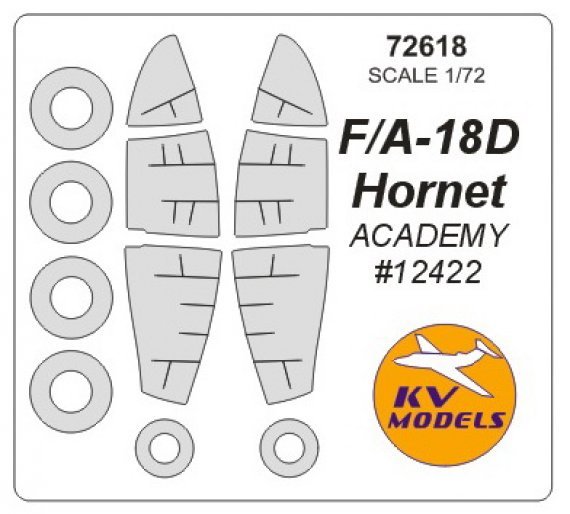1/72 McDonnell-Douglas F/A-18D Hornet masks