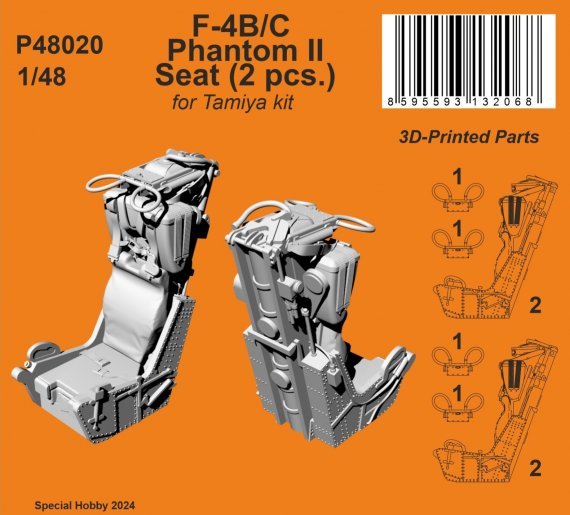 1/48 F-4B/C Phantom II seat