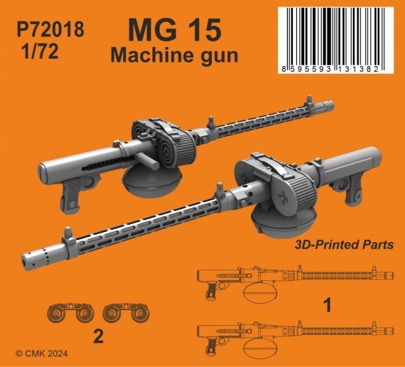 1/72 MG 15 Machie Gun