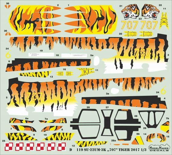 1/48 Sukhoi Su-22UM-3K 70 Tiger 2004 and 2017