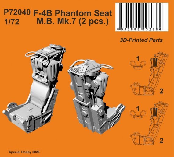 1/72 F-4B Phantom seat MB Mk.7.
