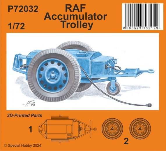 1/72 RAF Accumulator Trolley