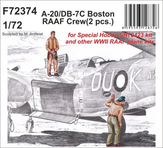 1/72 A-20/DB-7C Boston RAAF Crew