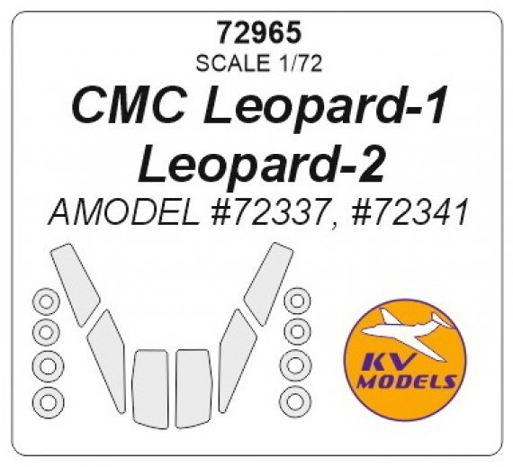 1/72 Cmc Leopard-1 / Leopard-2 masks