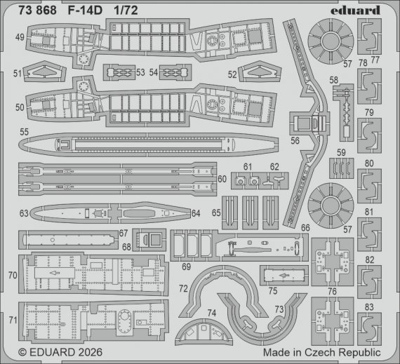 Eduard Set F-14D pour Tamiya 1/72