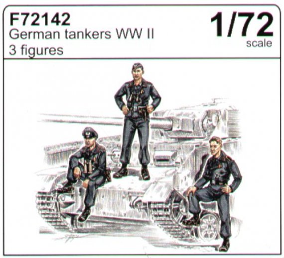 CMK Figurines Tankistes Allemands WWII 1/72