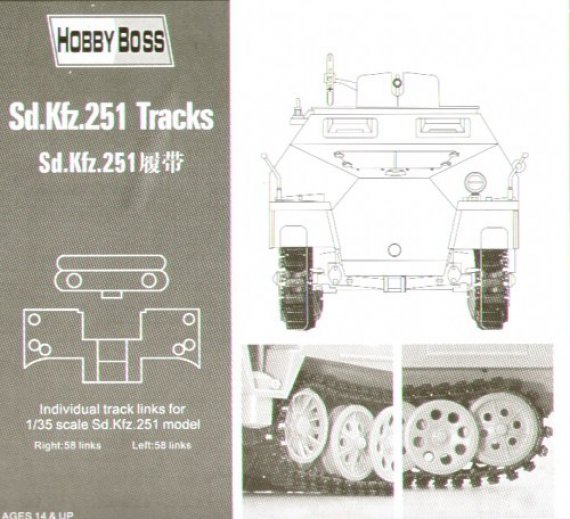 1/35 Sd.Kfz.251 individual track links