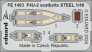 1/48 F4U-2 seatbelrs STEEL for Hobby Boss
