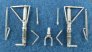 Carrello di atterraggio metallo Bf-110 1/48 Eduard