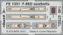 1/48 F-86D seatbelts STEEL