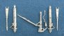 Carrello d'atterraggio metallo 1/48 Grumman A-6