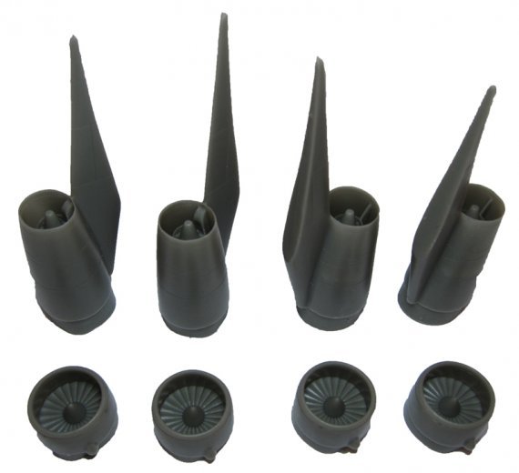 1/144 Boeing 747-400 Rr RB-211 engines x 4