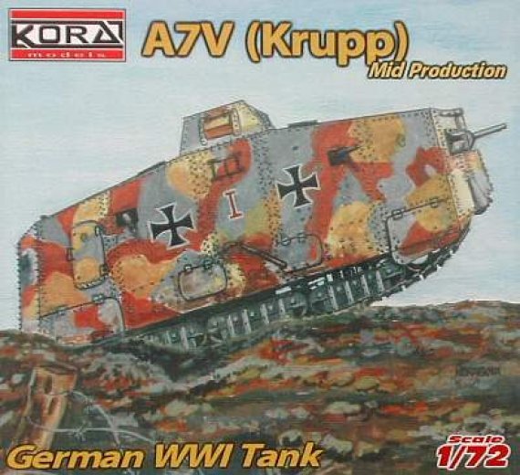 1/72 A7V Krupp Mid production