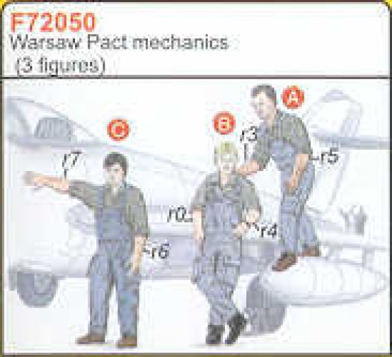 CMK 1/72 3 M�caniciens du Pacte de Varsovie