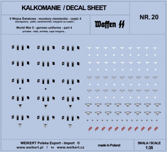 1/35 German Uniforms WWII part 4 decal