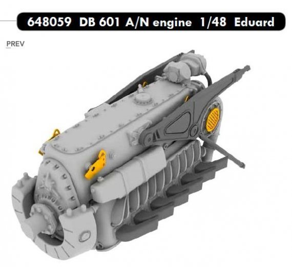 1/48 DB 601 A/N engine (EDU)