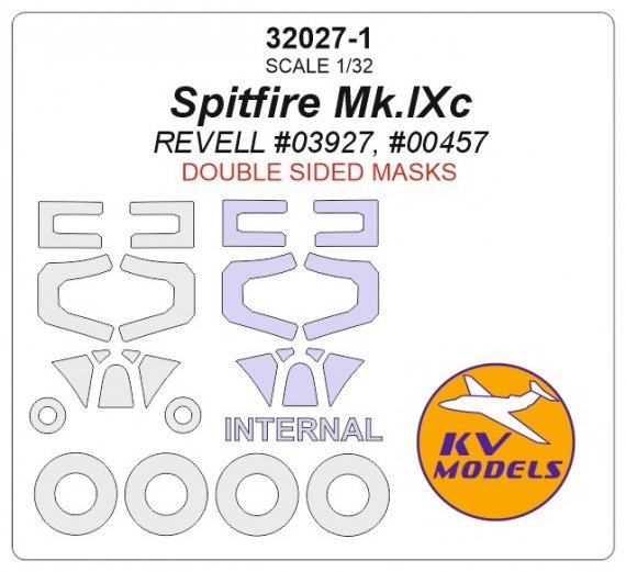 1/32 Supermarine Spitfire Mk.IXc masks for wheels