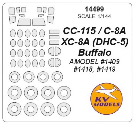 1/144 De Havilland Canada CC-115 / C-8A / XC-8A Buffalo + masks