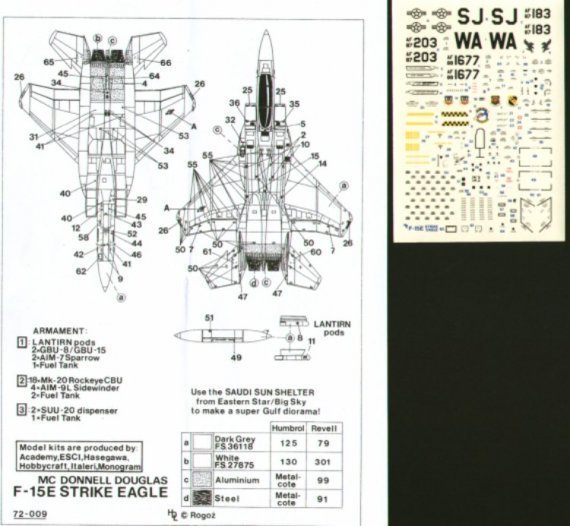 1/72 McDonnell F-15E