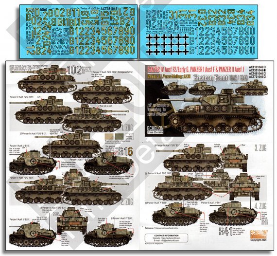 1/35 Pz-Abt z.b.V. 66 Panzer I Fs, II Js & IV F2/Gs