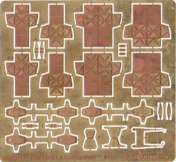 1/350 WorkBee Cargo Train (PE set)