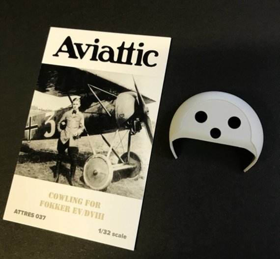 1/32 Fokker E.V/D.VIII cowling for Avis and Mikro Mir