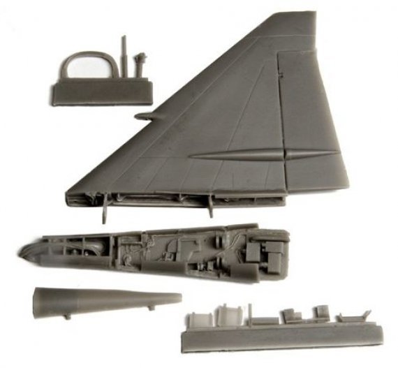 1/48 Fin fold set for Saab JA-37 Viggen