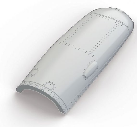 BRASSIN 1/72 Spitfire Mk.IX top cowl late