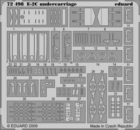 1/72 E-2C undercarriage (HAS)