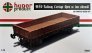 1/72 MAV Railway Carriage Open with low sidewall
