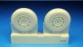 1/48 Hawker Tempest Mainwheels  Smooth Tread image 1