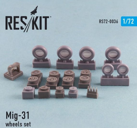 1/72 MiG-31 wheels set