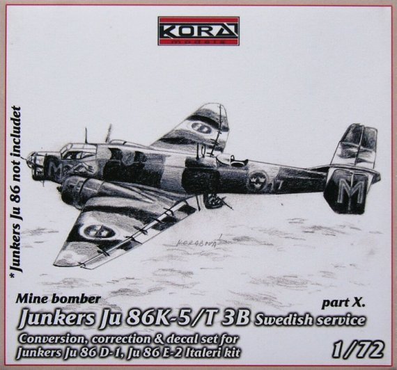 1/72 Ju 86K-5/T3B Swedish  Conv.set (Part X.)