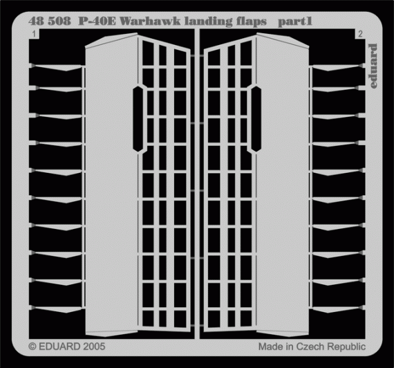 P-40E Warhawk landing flaps  (HAS)