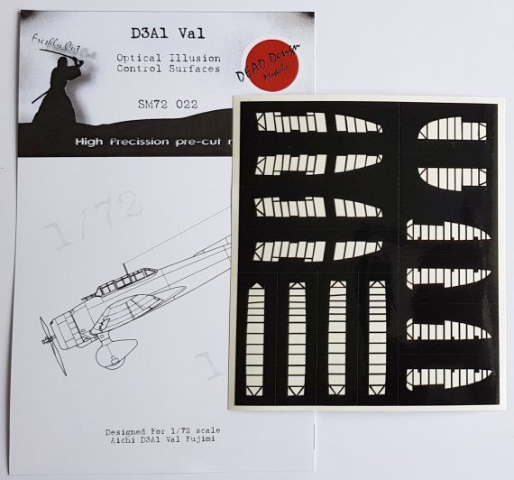 1/72 Aichi D3A1 Val Control Surfaces