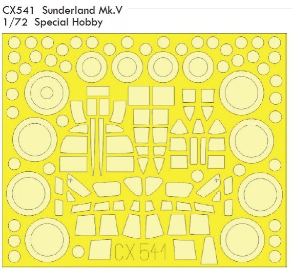 Mask 1/72 Sunderland Mk.V