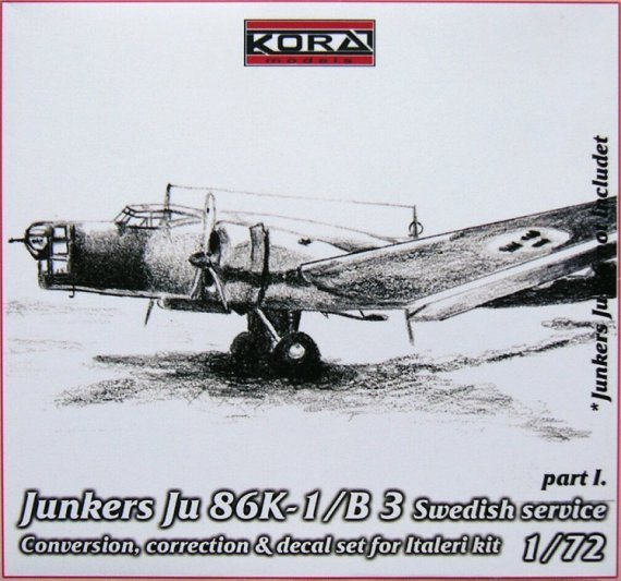 1/72 Ju 86K-1/B3 Swedish  Conv.set (Part I.)